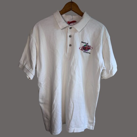 Vintage 90s World of CocaCola Polo - Picture 1 of 8
